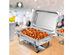 Costway 4 Pack Of Stainless Steel Chafer Chafing Dish Full Size 8 Quart Catering Buffet