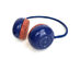 June and May Bluetooth On-Ear Headphones (Navy Blue/Red)