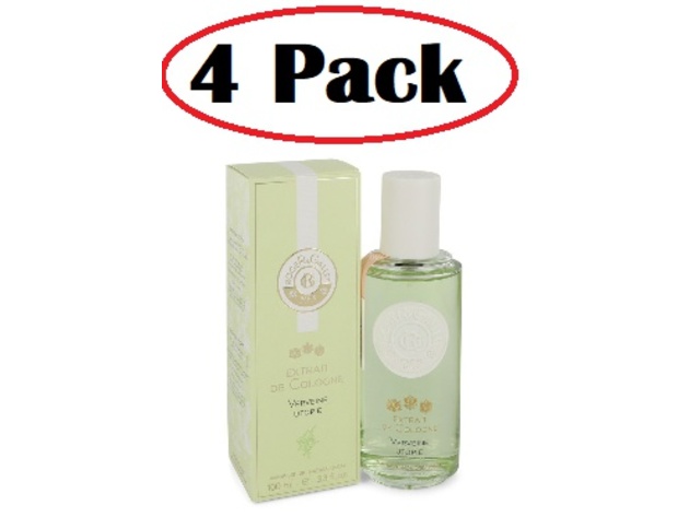 4 Pack of Roger & Gallet Verveine Utopie by Roger & Gallet Extrait De Cologne Spray 3.3 oz