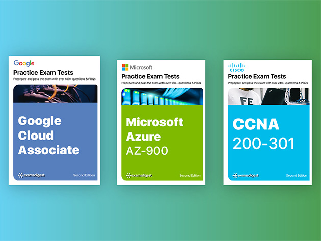 The 2022 CompTIA & AWS Practice Exam E-Book Bundle