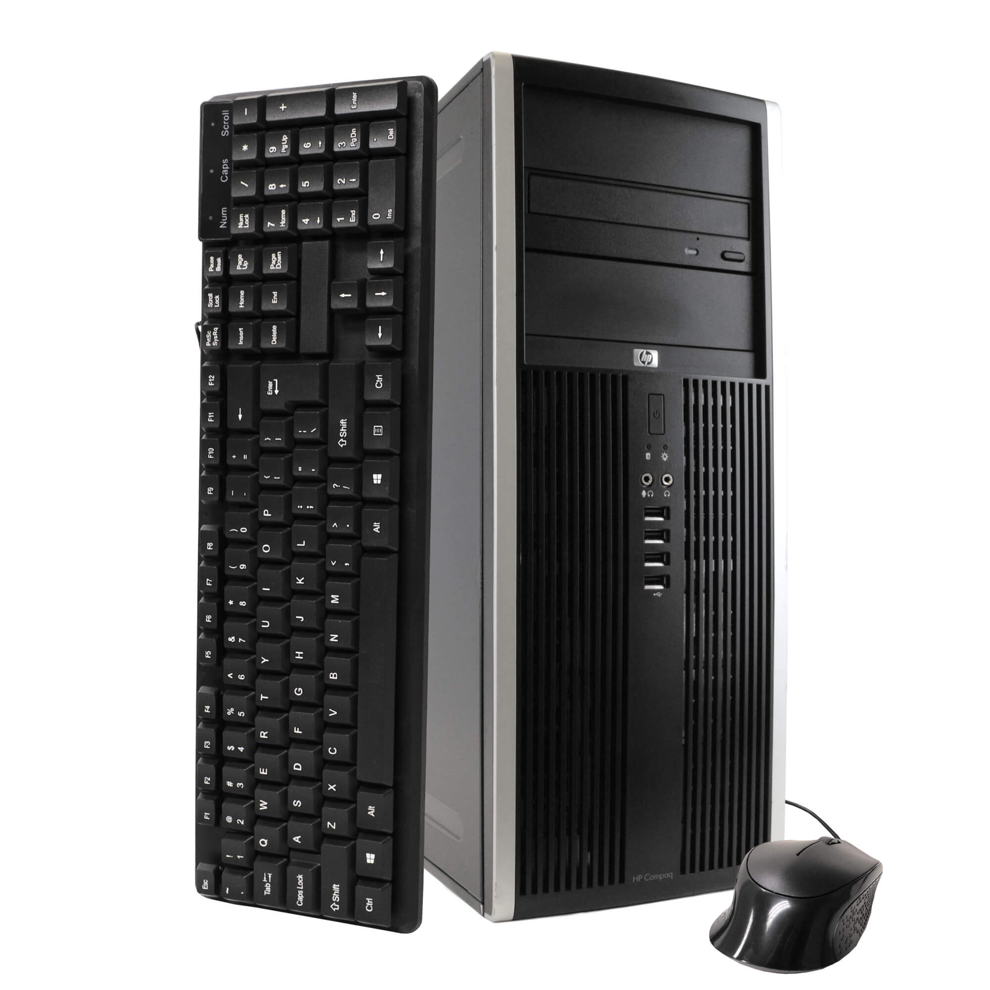 HP Compaq Elite 8100 Tower PC, 3.2GHz Intel i5 Dual Core Gen 1, 16GB RAM, 1TB SATA HD, Windows 10 Professional 64 bit, Dual (2) 22” Screens Screen (Renewed)
