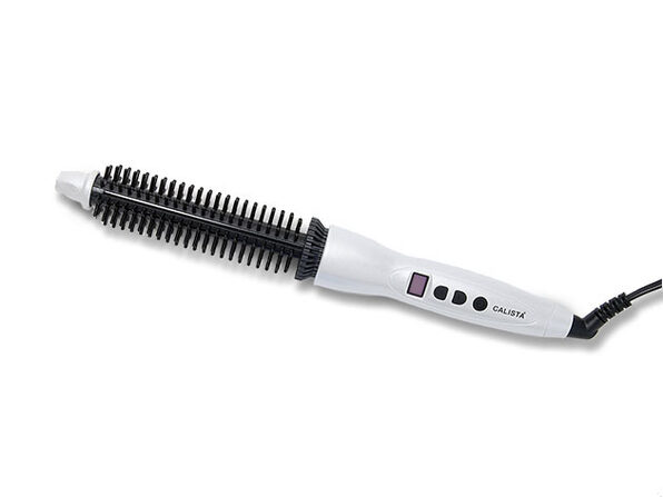 Calista Perfecter Pro Grip Heated Round Brush White 1 Inch (Open Box) - Product Image