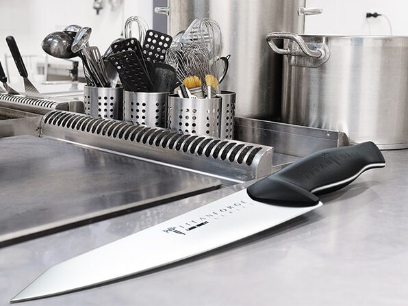 Titan 8 inch Chef Knife - Black