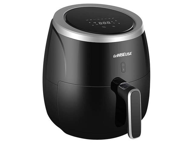 GoWISE GWAC981 5.3-Quart Air Fryer with Accessories - Black