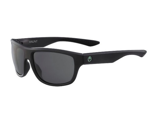 Dragon Haunt 32742-002 Men's Sunglasses Matte Black Frame and Lens - Black