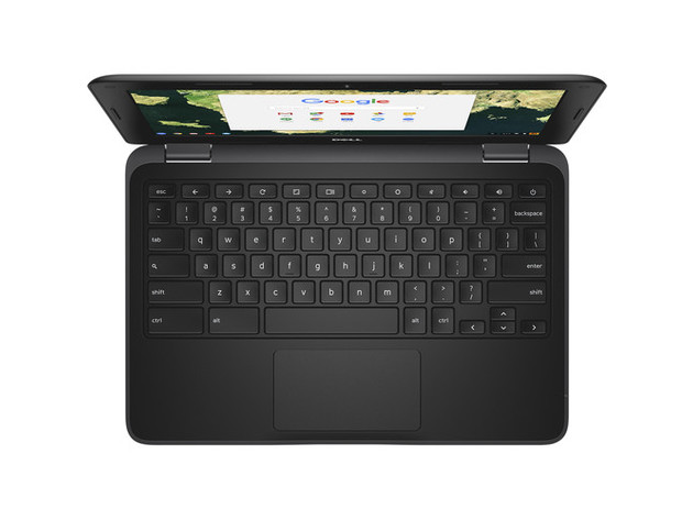 Dell Chromebook 3180 Tablet Computer, 1.60 GHz Intel Celeron, 4GB DDR3 RAM, 16GB SSD Hard Drive, Chrome, 11" Screen (Renewed)