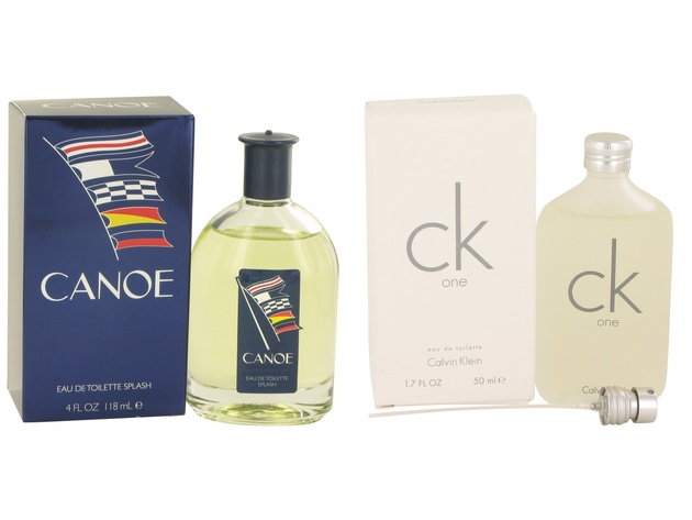 Gift set  CANOE by Dana Eau De Toilette / Cologne 4 oz And a bottle of CK ONE Eau De Toilette Pour/Spray (Unisex) 1.7 oz