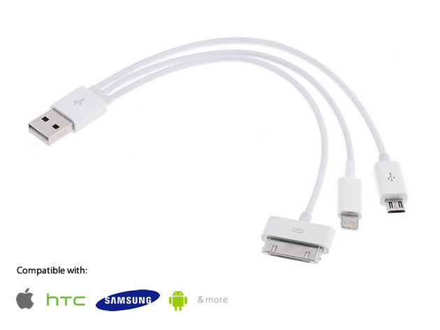 The 3-in-1 Universal USB Charging Cable