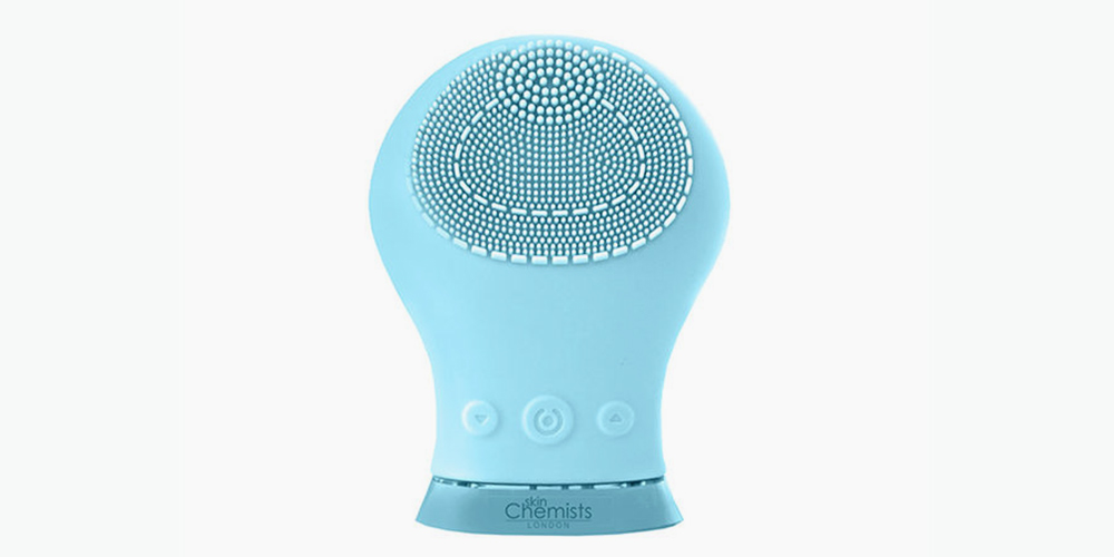 Sonic Silicone Facial Cleansing Massager (Blue)