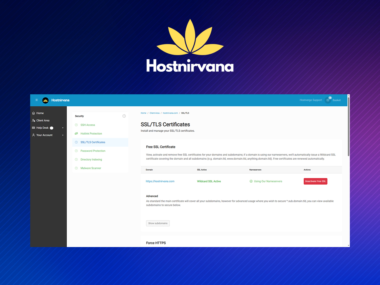 Hostnirvana Website Hosting: Lifetime Subscription (50 Websites)