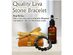 Bergamot & Geranium Essential Oil Aromatherapy 12-Piece Spa Bath & Body Basket Gift Set with Lava Stone Bracelet