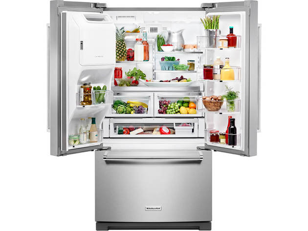 KitchenAid KRFF507HPS 26.8 Cu. Ft. Stainless French Door Refrigerator