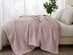 Vintage Cotton Waffle Blanket (Throw/Lilac)