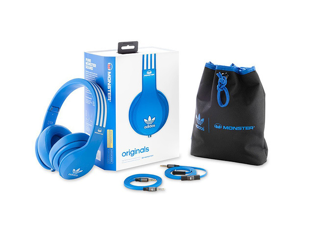 africano terrorista Electricista adidas® Originals by Monster® Over-Ear Headphones w/ Apple ControlTalk  (Blue) | StackSocial