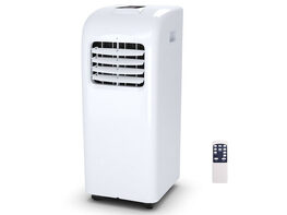 Costway 8000 BTU Portable Air Conditioner & Dehumidifier Function Remote W/ Window Kit - White