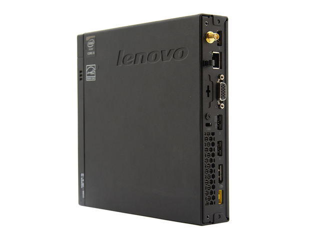 Lenovo ThinkCentre M73 Tiny Form Factor Computer PC, 3.2 GHz Intel Core i3, 4GB DDR3 RAM, 120GB SSD Hard Drive, Windows 10 Professional 64 bit (Renewed)