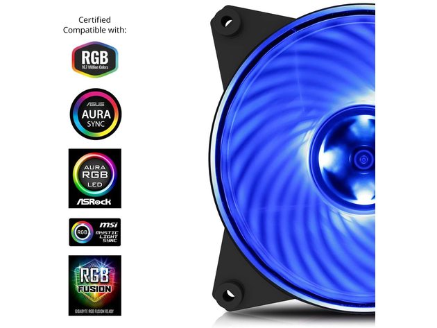 Cooler Master MFY-P4DC-153PC-R1 MasterFan Air Pressure Static-3 MF 140AP RGB Kit (Used, Open Retail Box)