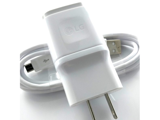LG Adaptive Charger with Micro USB Cable - White