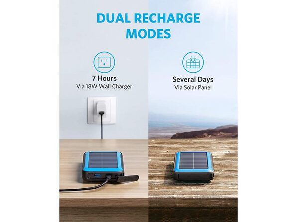 Anker PowerCore Solar 20000 Battery | StackSocial