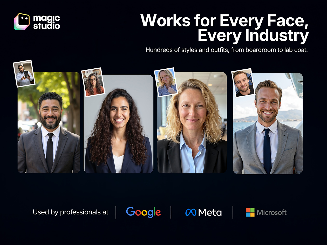 Magic Studio AI Headshot Generator Premium Plan: One-Time Purchase