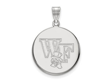 LA STERLING SILVER DRIVER #18 MEDIUM PENDANT