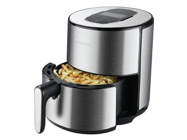 GoWISE USA® 8-in-1 Programmable 4.6QT Stainless Electric Air Fryer