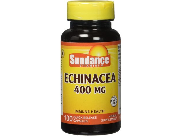 Sundance Vitamins Echinacea Tablets, Boosts Your Health Immunity, For Adults, 400 mg, 100 Count