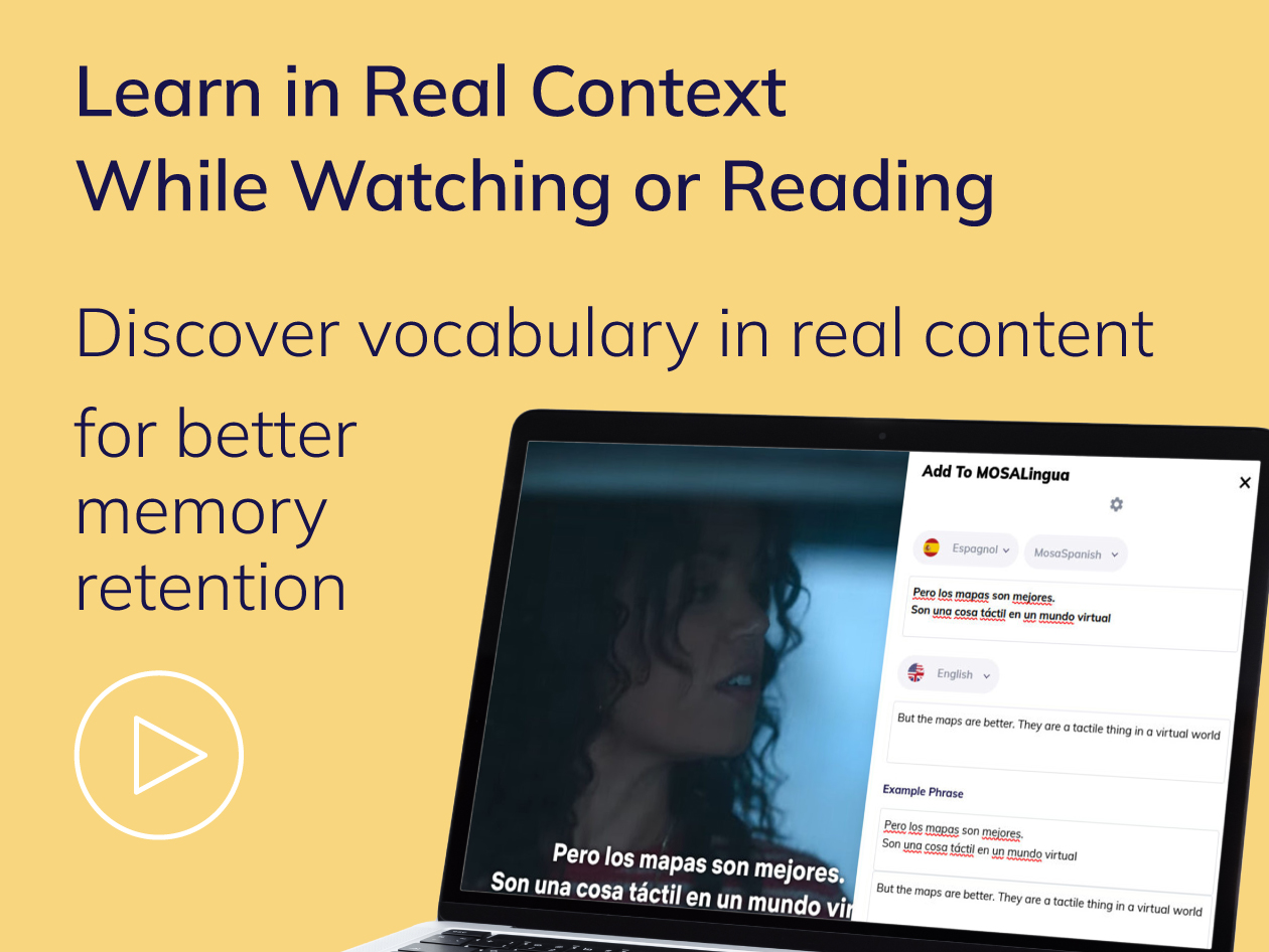 Mosalingua Premium Language Learning: Lifetime Subscription