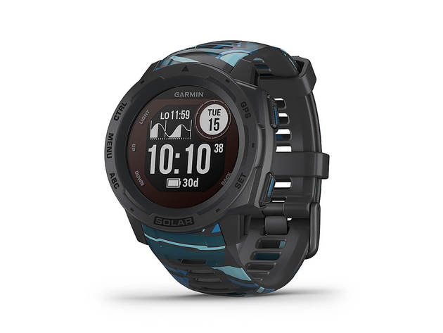 Garmin Instinct Solar GPS Smartwatch - Surf Blue