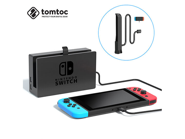 Tomtoc 3.28Ft USB 3.0 Type-C Extension Cable for Nintendo Switch