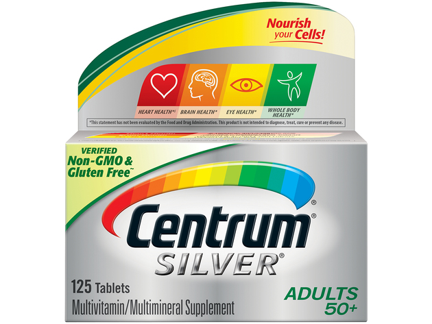 Centrum Silver Multivitamin and Multimineral Supplement Adult Tablets, Replenish Your Body with Essential Vitamins and Minerals that Support Your Energy, 125 Count