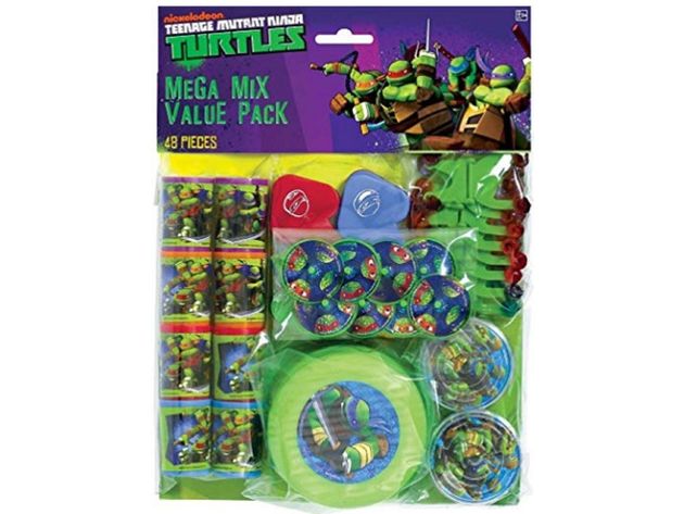 Party Favors - Ninja Turtles - Mega Mix Value Pack - 48pc Set