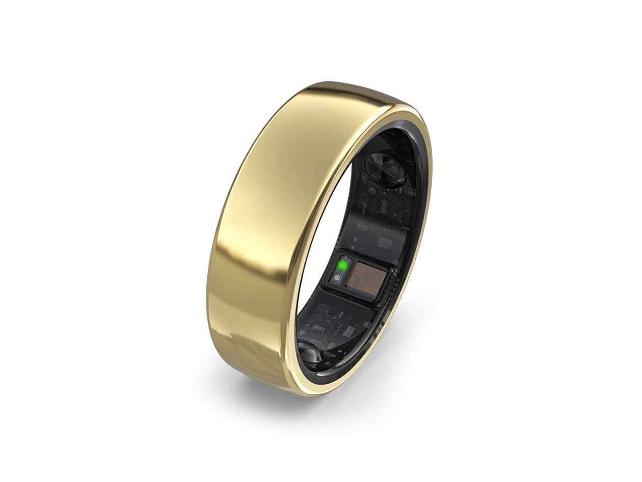 aaboRing Smart Health Ring (Gold/Size 7)