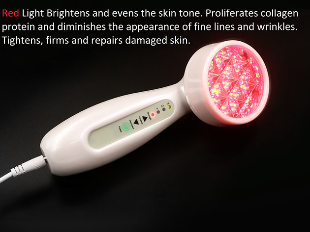 Rejuven Light LED Therapy Device with 4 LED Attachments