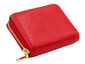 Clarisa Leather Card Holder Wallet Red