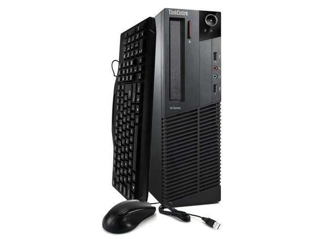 Lenovo ThinkCentre M92P Desktop Computer PC, 3.20 GHz Intel i5 Quad Core Gen 3, 8GB DDR3 RAM, 1TB SATA Hard Drive, Windows 10 Professional 64bit (Renewed)