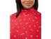 Karen ScottWomen's Plus Size Skiing Penguins Printed Mock-Neck Top Bright Red Size XX Large