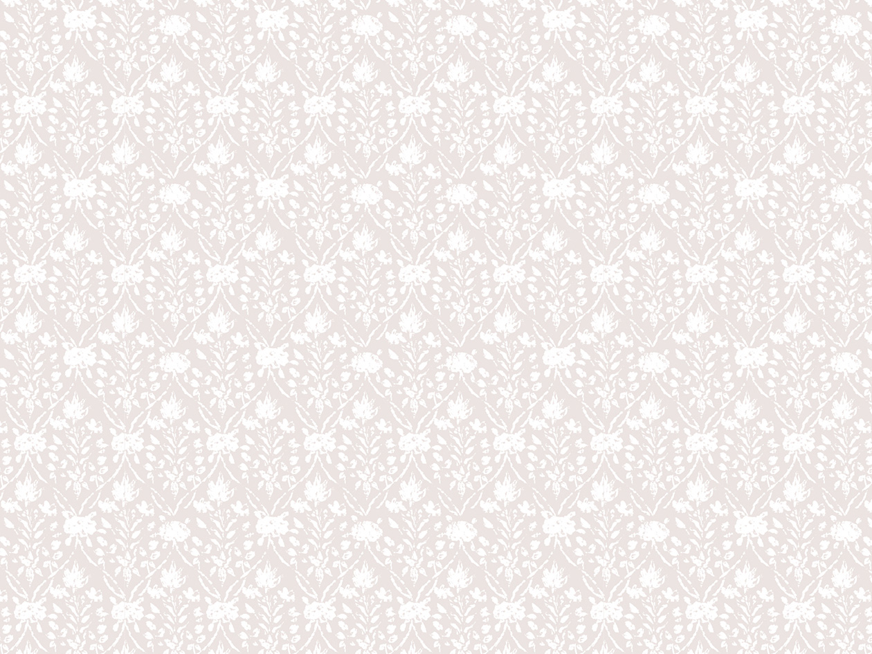4-Piece Floral Print Microfiber Sheet Set (Diamond Gray/Full)