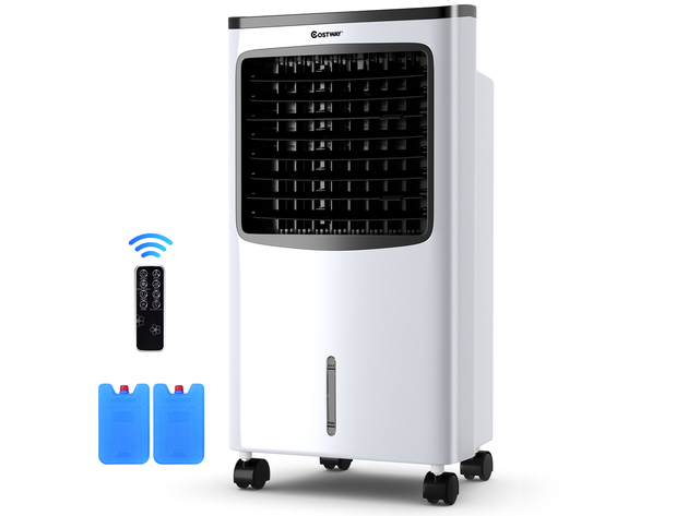 Costway 3-in-1 Portable Evaporative Air Conditioner Cooler with Remote Control 