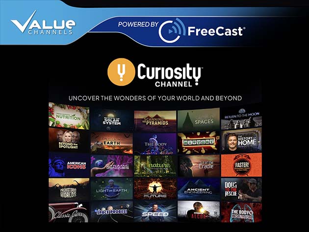 FreeCast Value Channels: 1-Yr Subscription