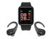 SLIDE Fitness Smartwatch & True Wireless Sports Earbuds Combo