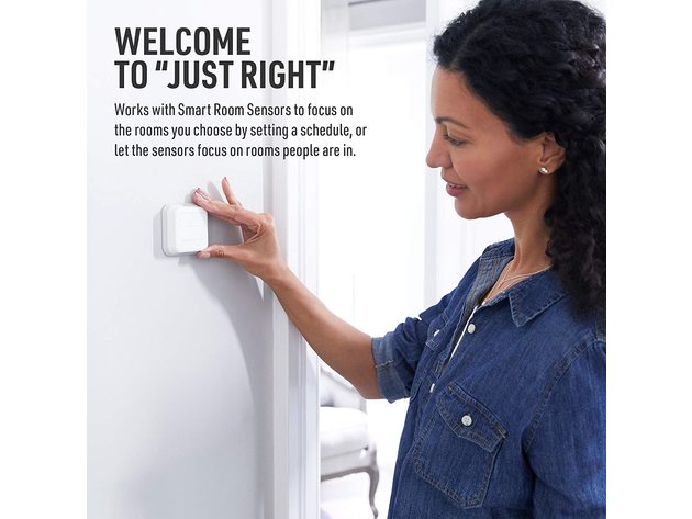 Honeywell Home T9 WIFI Smart Thermostat, Smart Room Sensor Ready, Touchscreen Di (Refurbished)