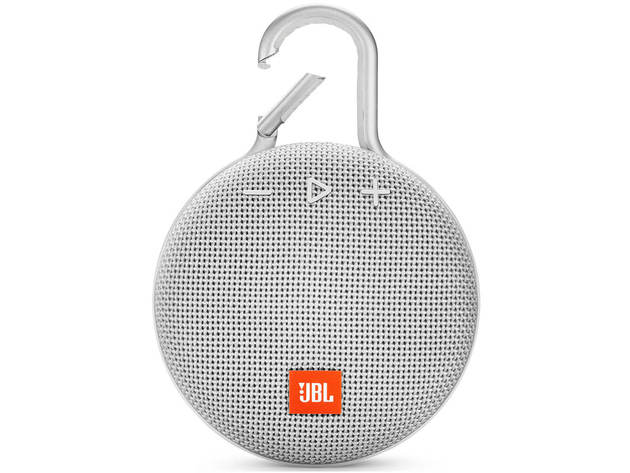 JBL CLIP3WHITE Clip 3 Portable Bluetooth Speaker - Steel White