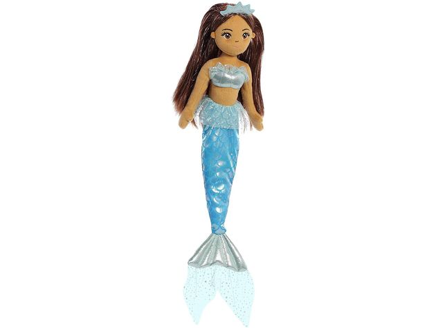 Aurora World Gorgeous High Quality Plush Sea Sparkles Rainbow Mermaid Toy, Yesenia