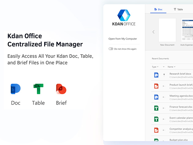 Kdan Office: Lifetime Subscription