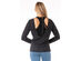 Kyodan Womens Long Sleeve Raceback Top With Mesh Inserts - X-Small / Onyx Mix