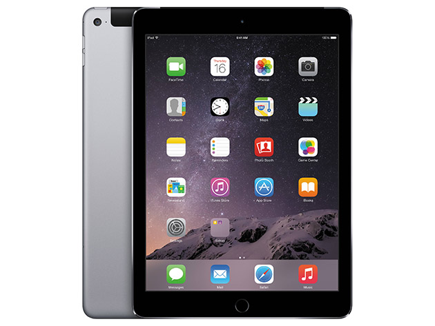 Apple iPad Air 2, 16GB - Space Gray (Refurbished: Wi-Fi + 4G ...