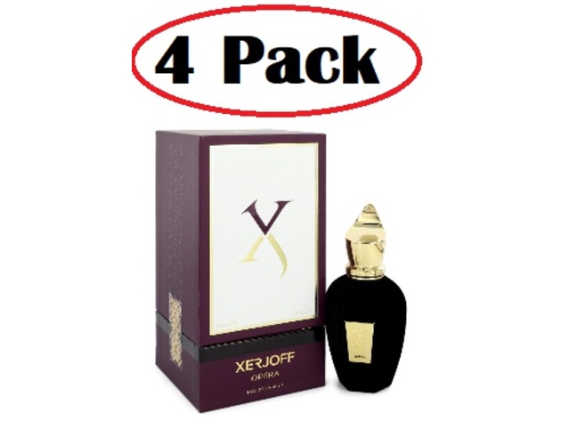 4 Pack of Xerjoff Opera by Xerjoff Eau De Parfum Spray (Unisex) 1.7 oz