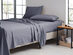 4-Piece Kathy Ireland Twill Weave Luxury Sheet Set (Grey/Queen)