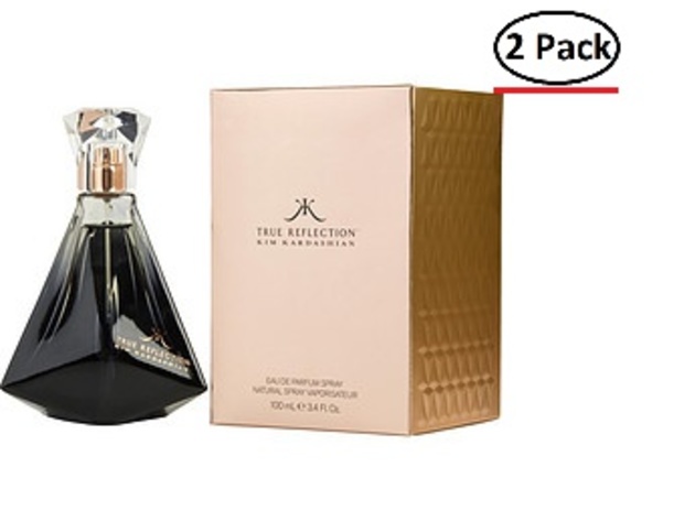 Kim Kardashian True Reflections By Kim Kardashian Eau De Parfum Spray 3.4 Oz For Women (Package Of 2)
